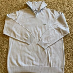 Beautiful Lacoste Zip Collar Golf Sweater, XL (6)